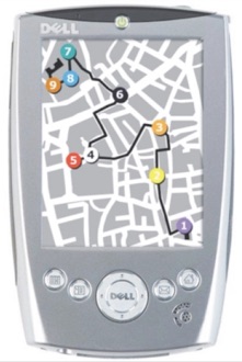 Moving City PDA interface